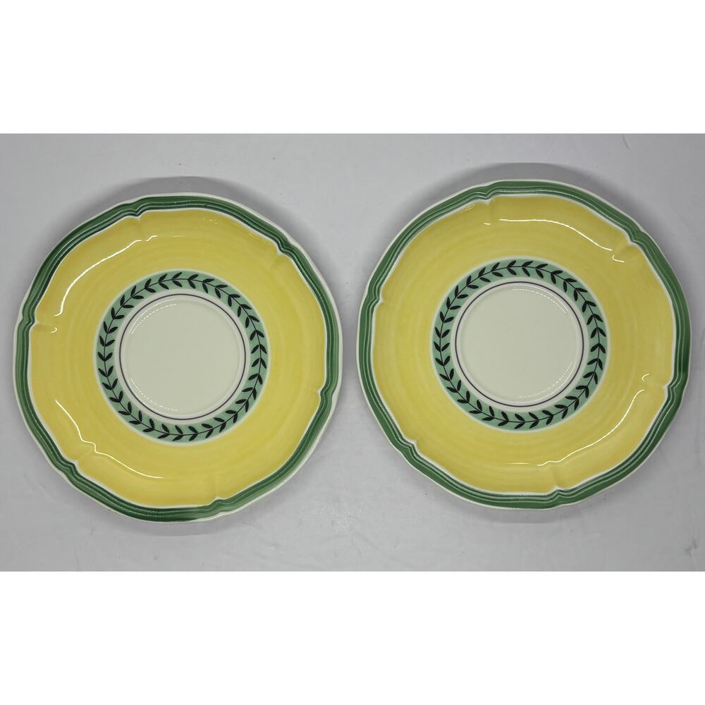 Villeroy & Boch French Garden Vienne Two 6.5” Bread & Butter Plates Diameter